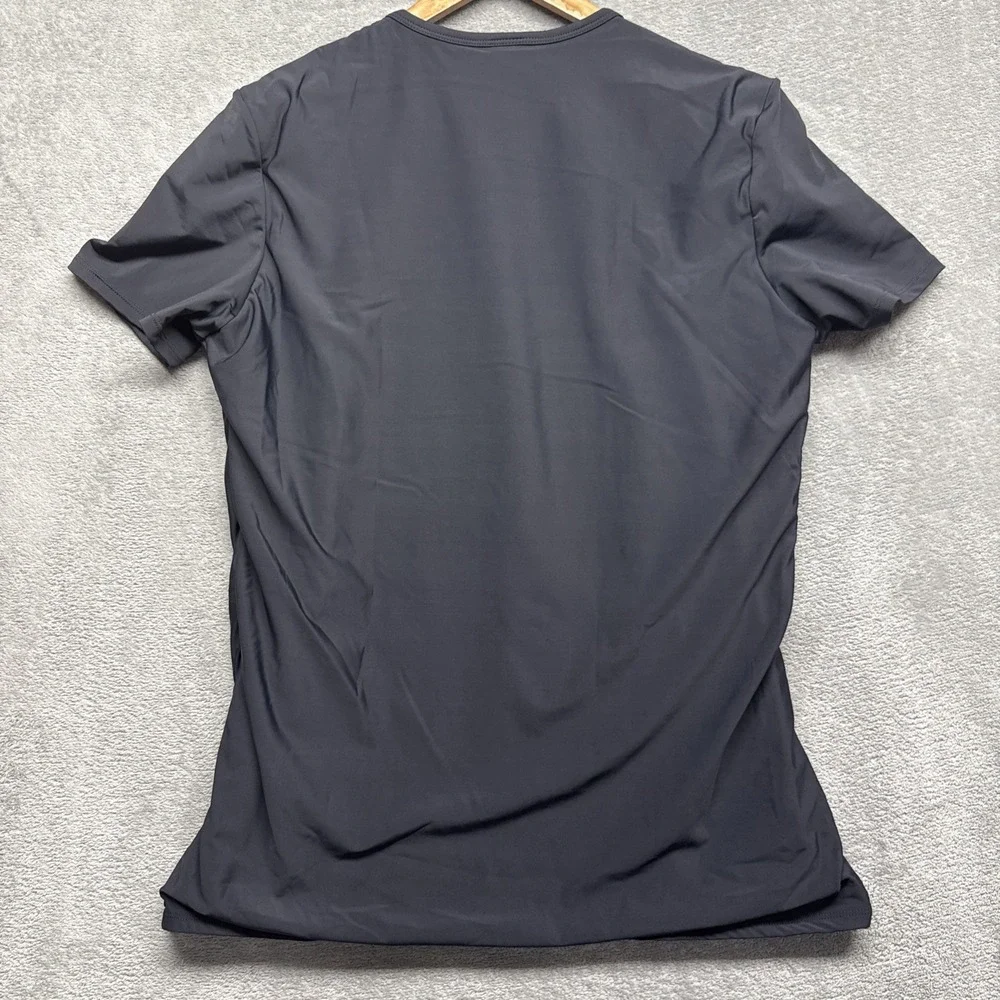 Underworks Mens‎ Concealer Compression Crew Neck T-Shirt Model 998 Black 2X USA